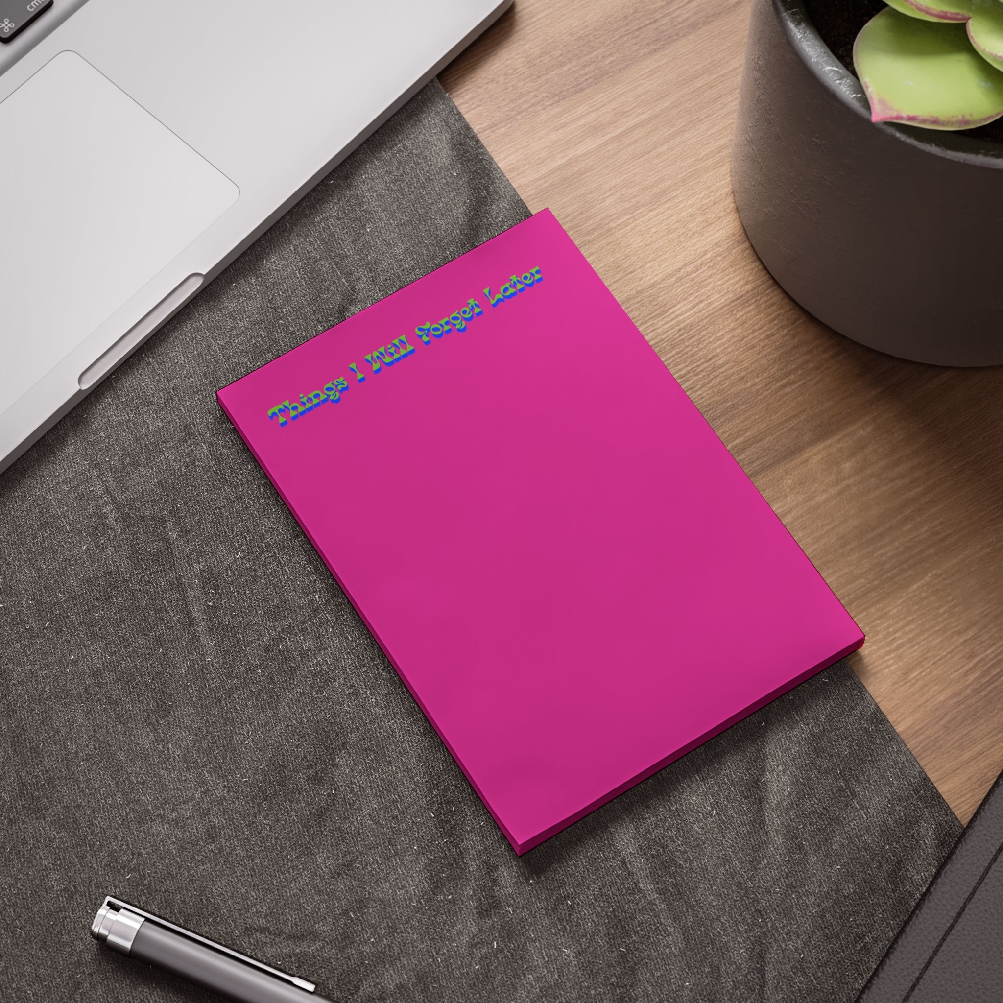 Things I Will Forget Later Notepad