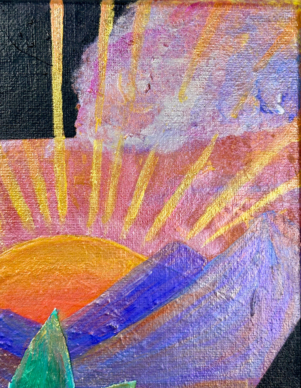 Desert Sunrise Painting