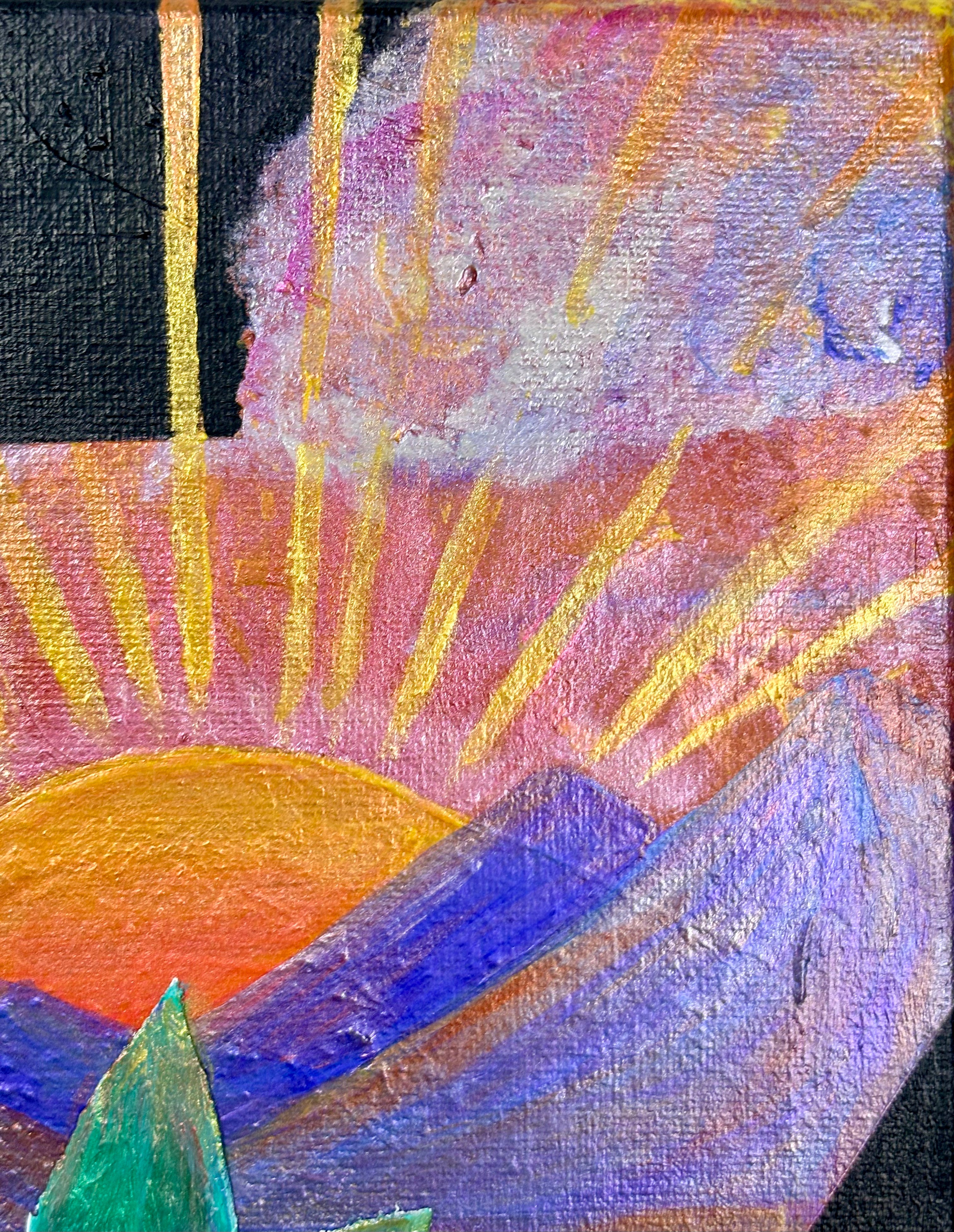 Desert Sunrise Painting