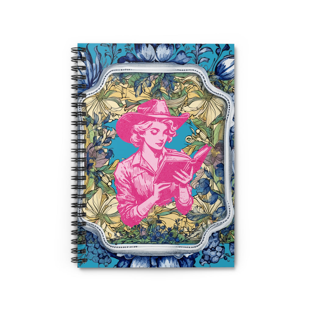Vintage Cowgirl Book Lover Notebook