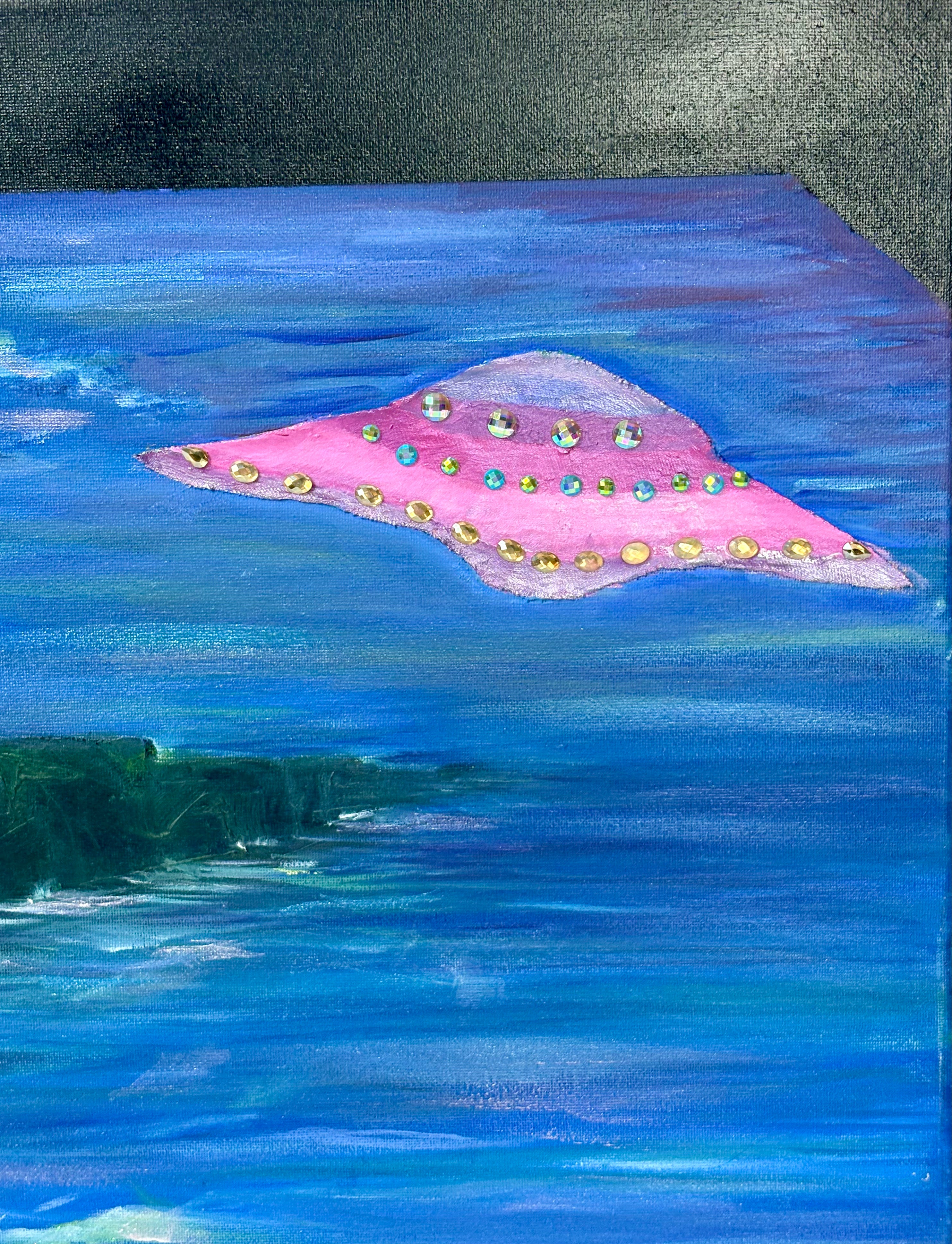 Coastal UFO Painting