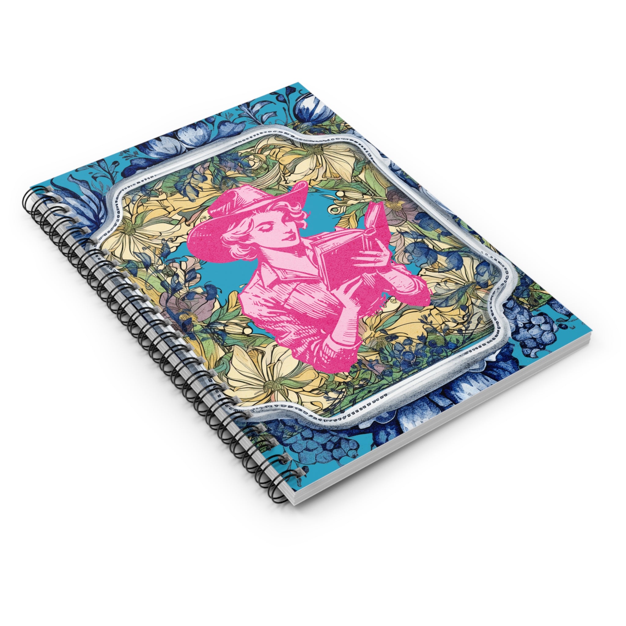 Vintage Cowgirl Book Lover Notebook