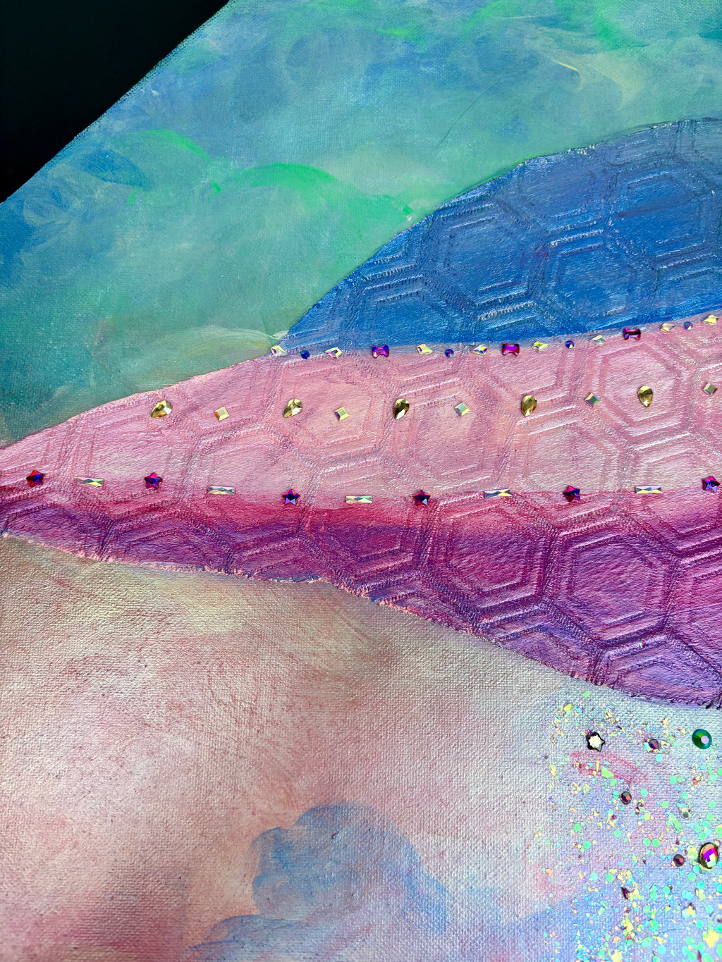 UFO in the Clouds Art Print