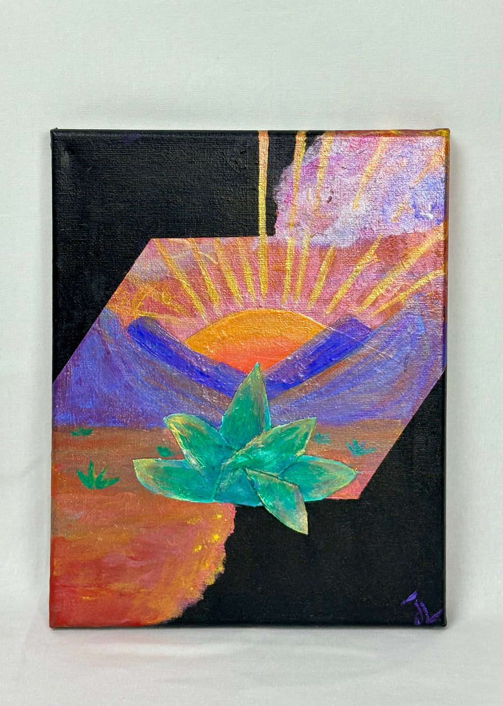 Desert Sunrise Painting
