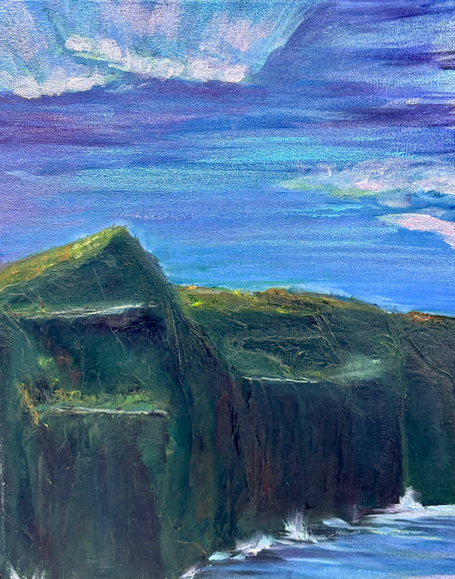 Coastal UFO Painting