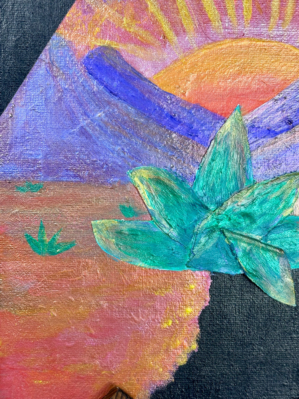 Desert Sunrise Painting