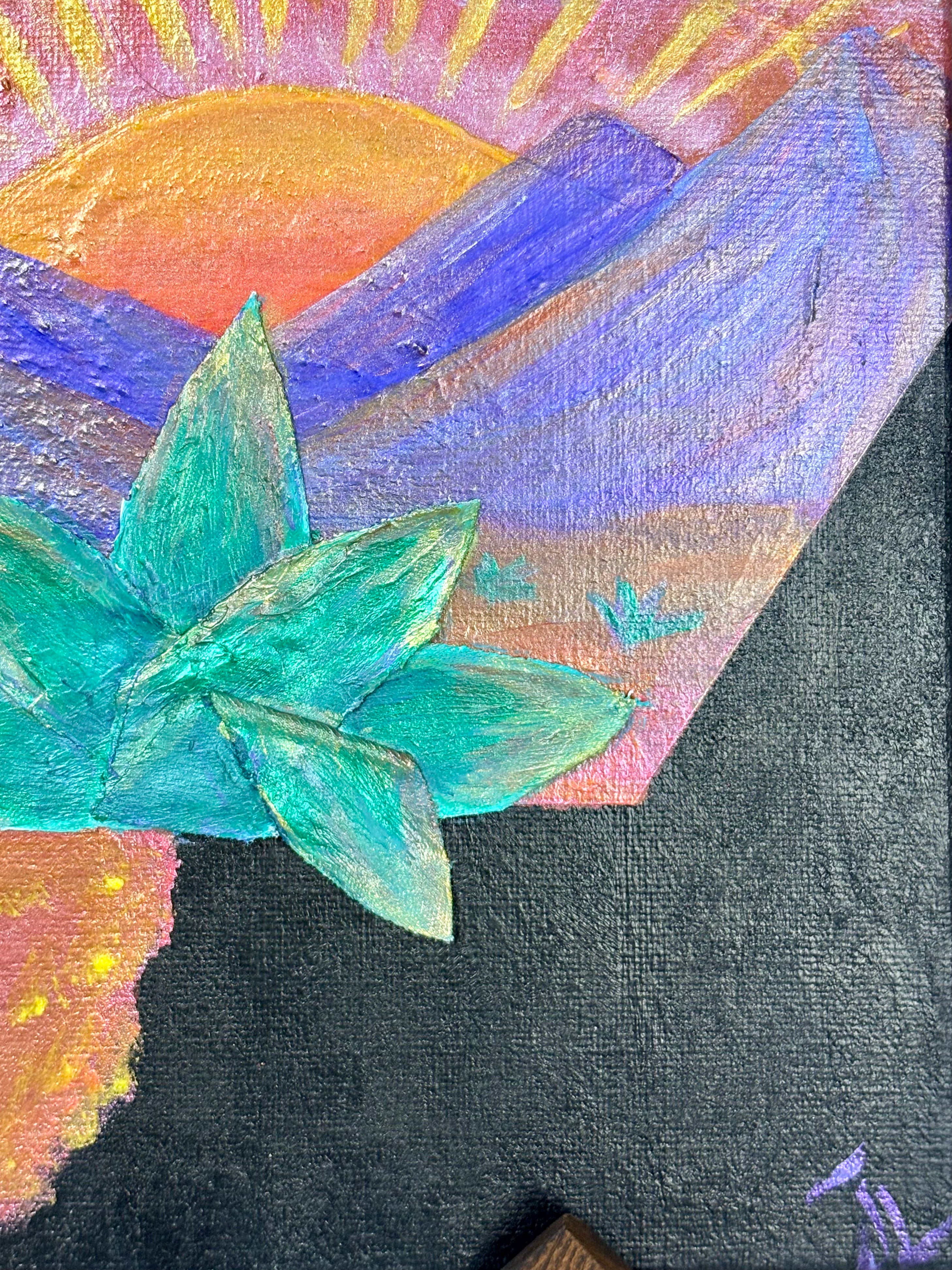 Desert Sunrise Painting