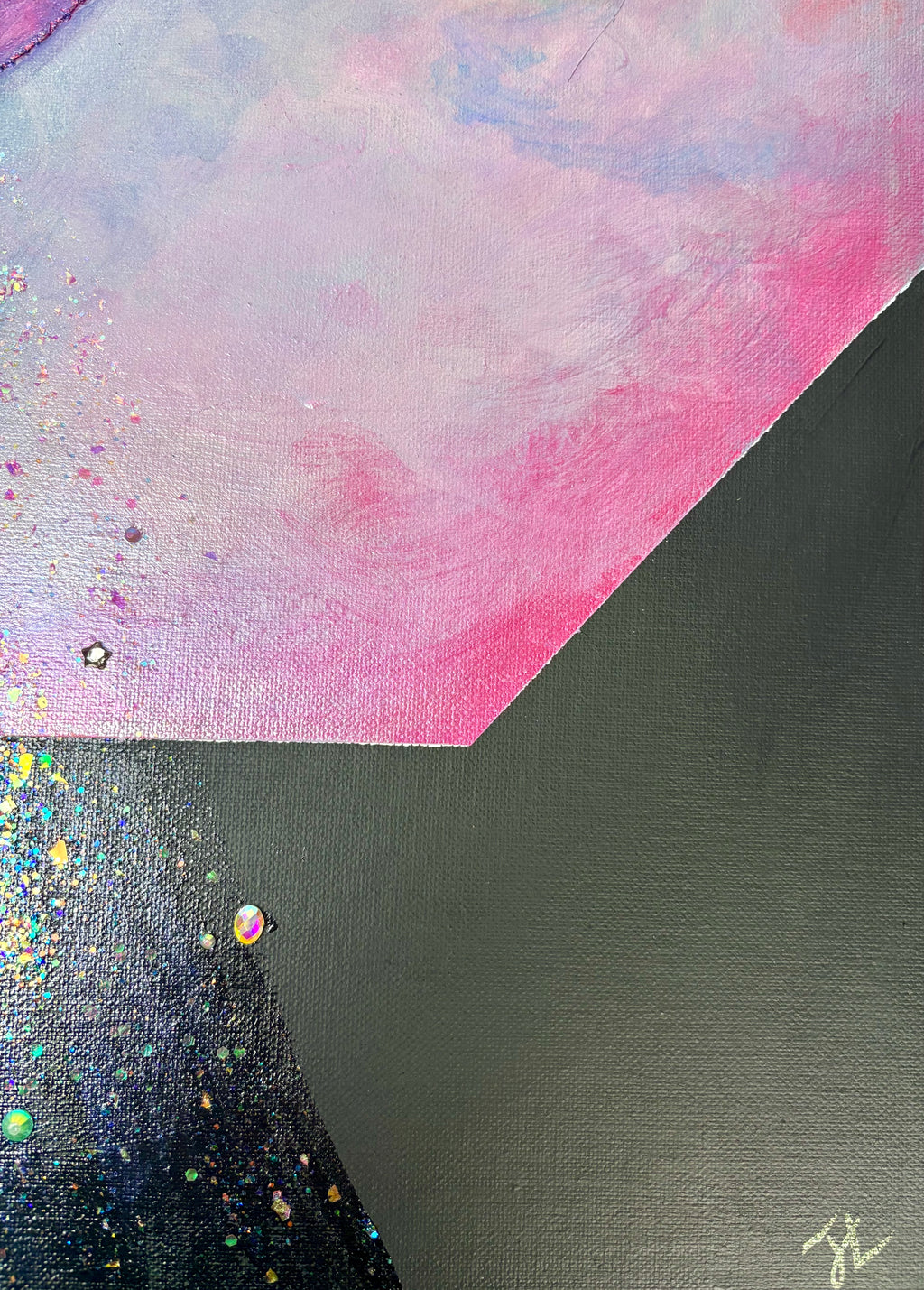 UFO in the Clouds Art Print